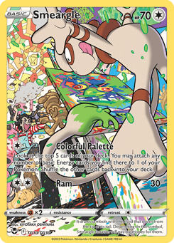 Smeargle TG10/TG30 Silver Tempest Trainer Gallery