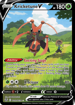 Kricketune V TG12/TG30 Silver Tempest Trainer Gallery
