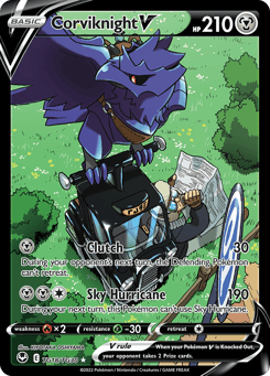 Corviknight V TG18/TG30 Silver Tempest Trainer Gallery