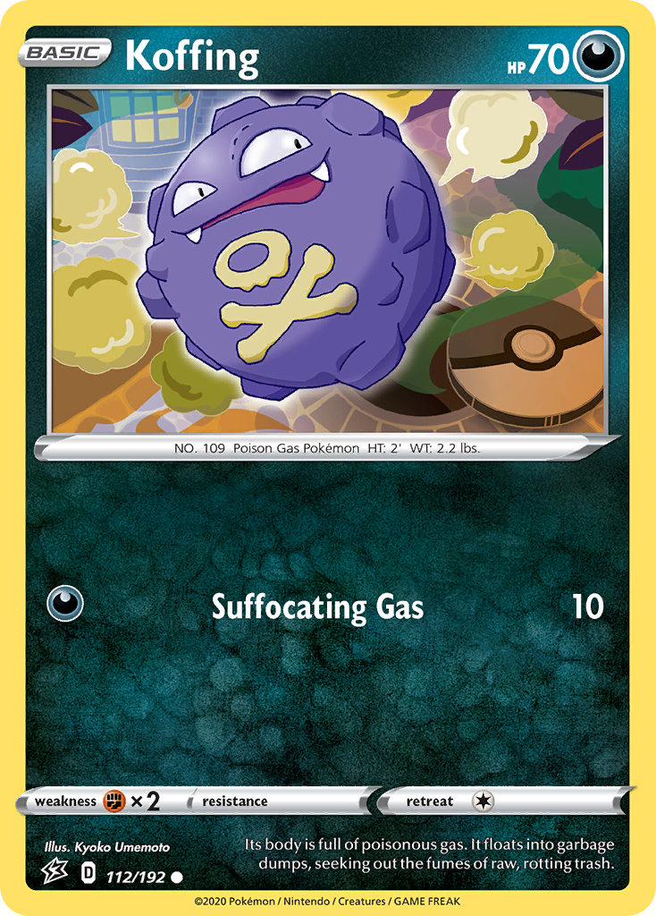 Koffing 112/192 Rebel Clash