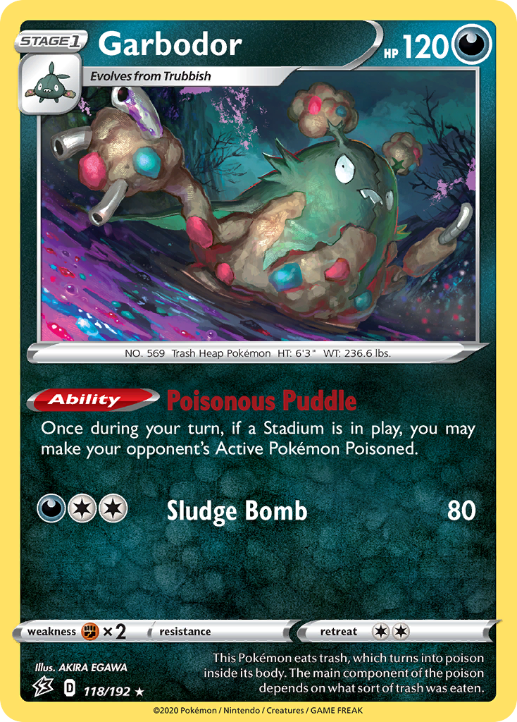 Garbodor 118/192 Rebel Clash