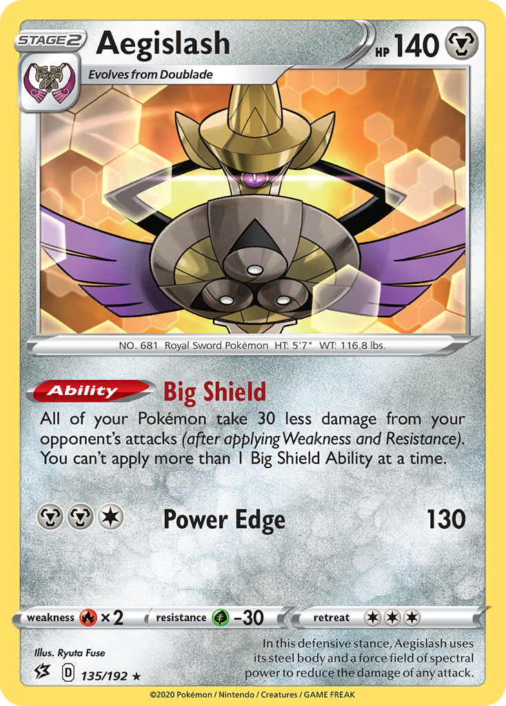 Aegislash 135/192 Rebel Clash