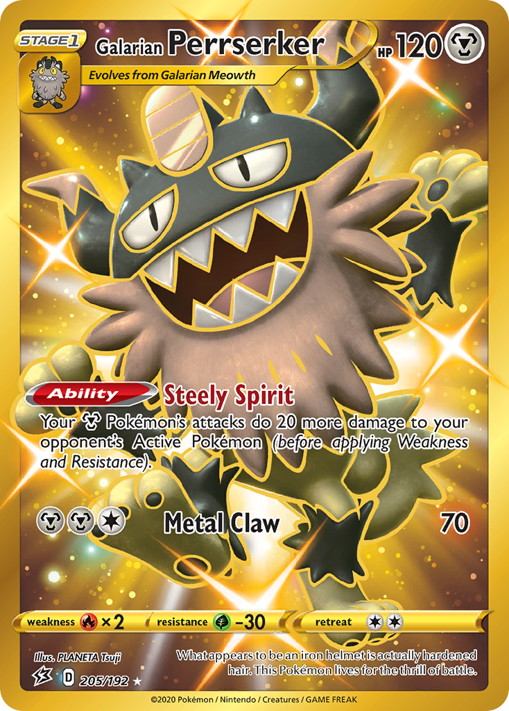 Galarian Perrserker 205/192 Rebel Clash