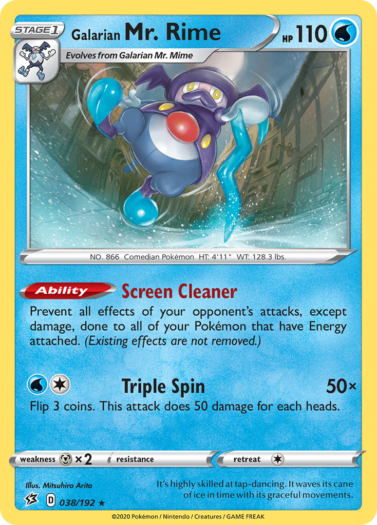 Galarian Mr. Rime 038/192 Rebel Clash
