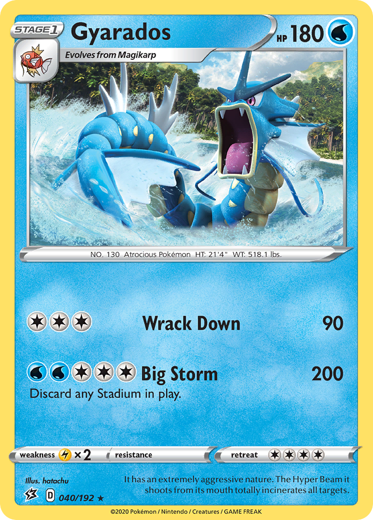Gyarados 040/192 Rebel Clash