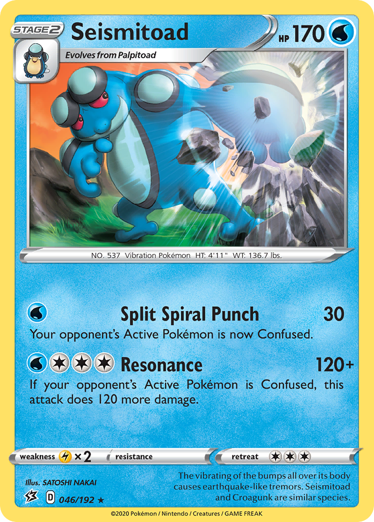 Seismitoad 046/192 Rebel Clash
