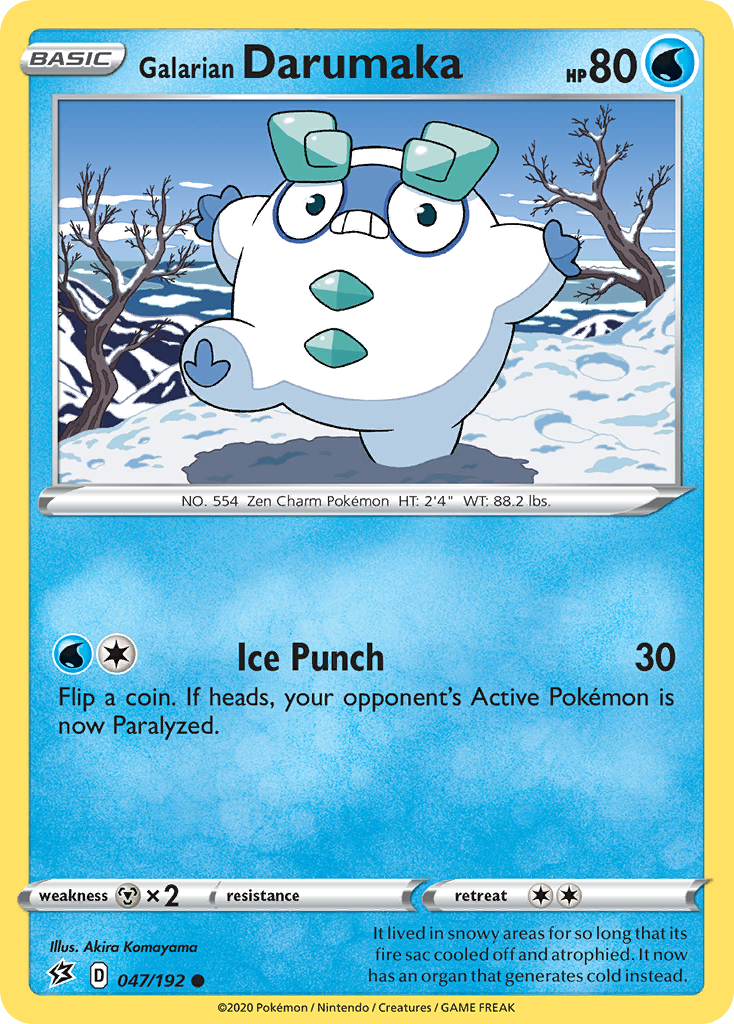 Galarian Darumaka 047/192 Rebel Clash