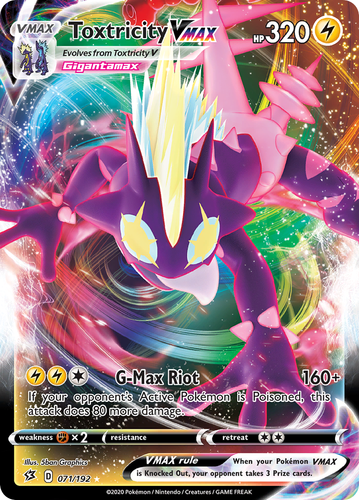 Toxtricity VMAX 071/192 Rebel Clash