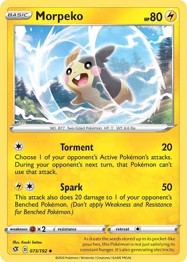 Morpeko 073/192 Rebel Clash