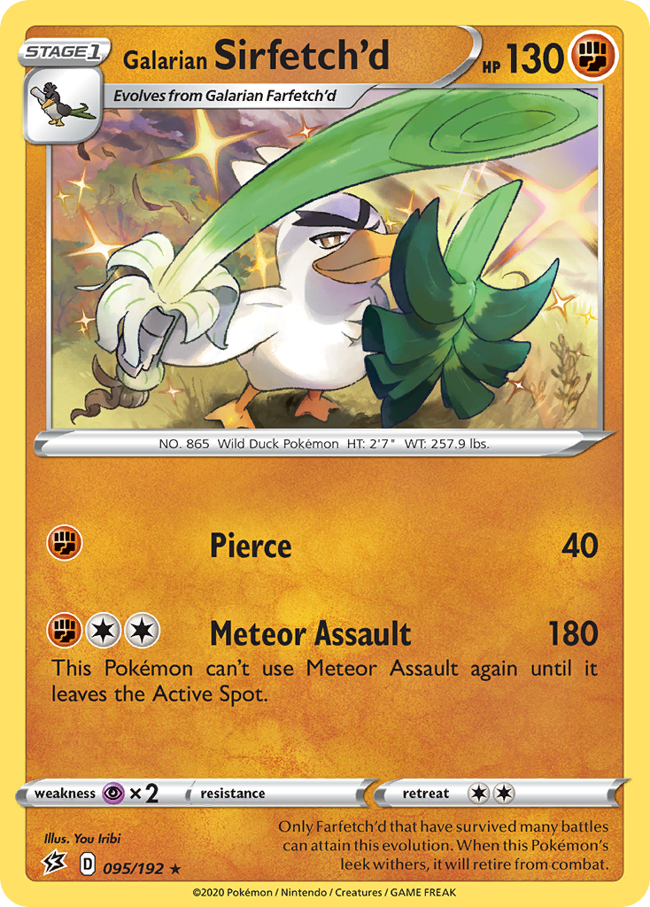 Galarian Sirfetch'd 095/192 Rebel Clash