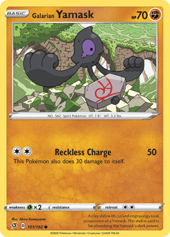 Galarian Yamask 101/192 Rebel Clash