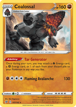 Coalossal 107/192 Rebel Clash