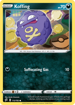 Koffing 112/192 Rebel Clash