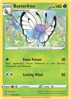 Butterfree 003/192 Rebel Clash