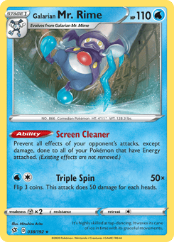 Galarian Mr. Rime 038/192 Rebel Clash