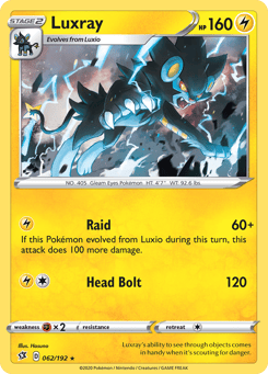 Luxray 062/192 Rebel Clash