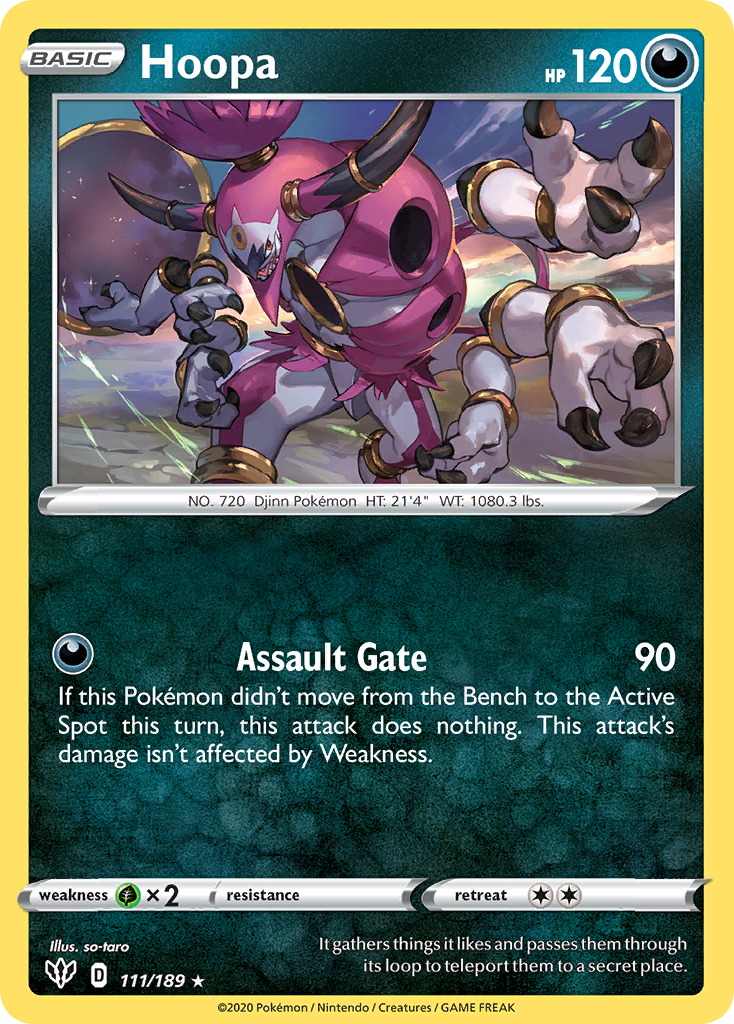 Hoopa 111/189 Darkness Ablaze