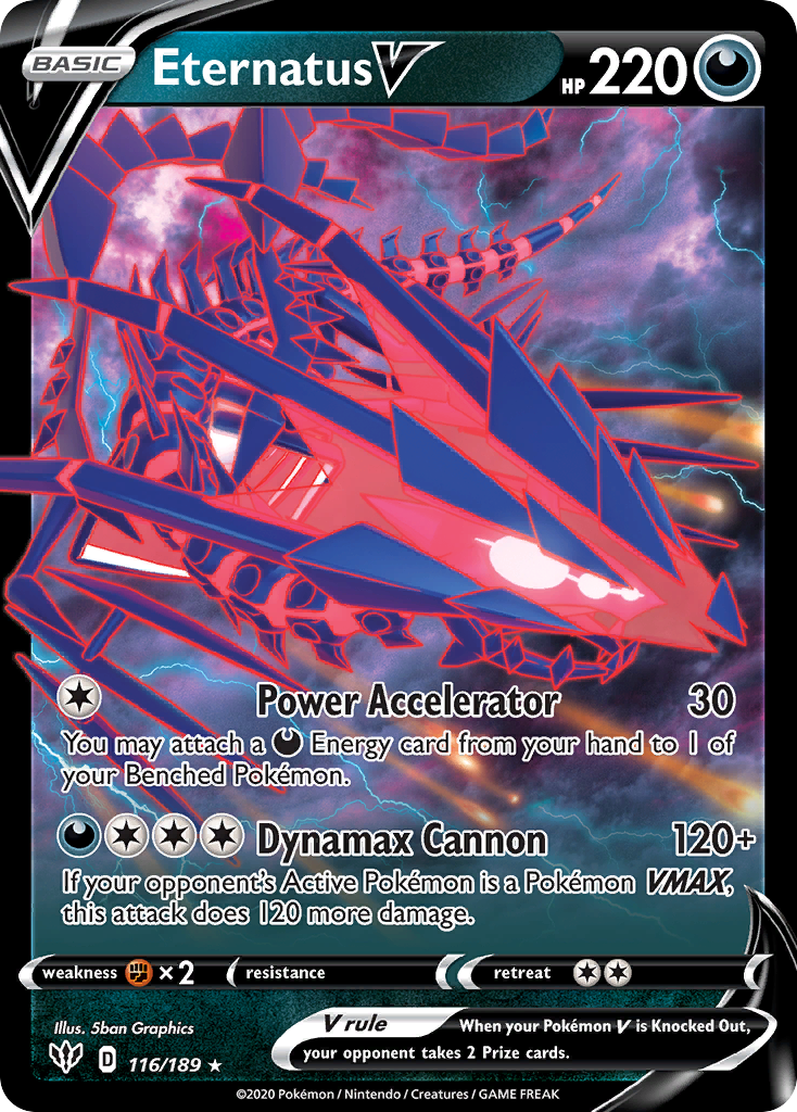 Eternatus V 116/189 Darkness Ablaze