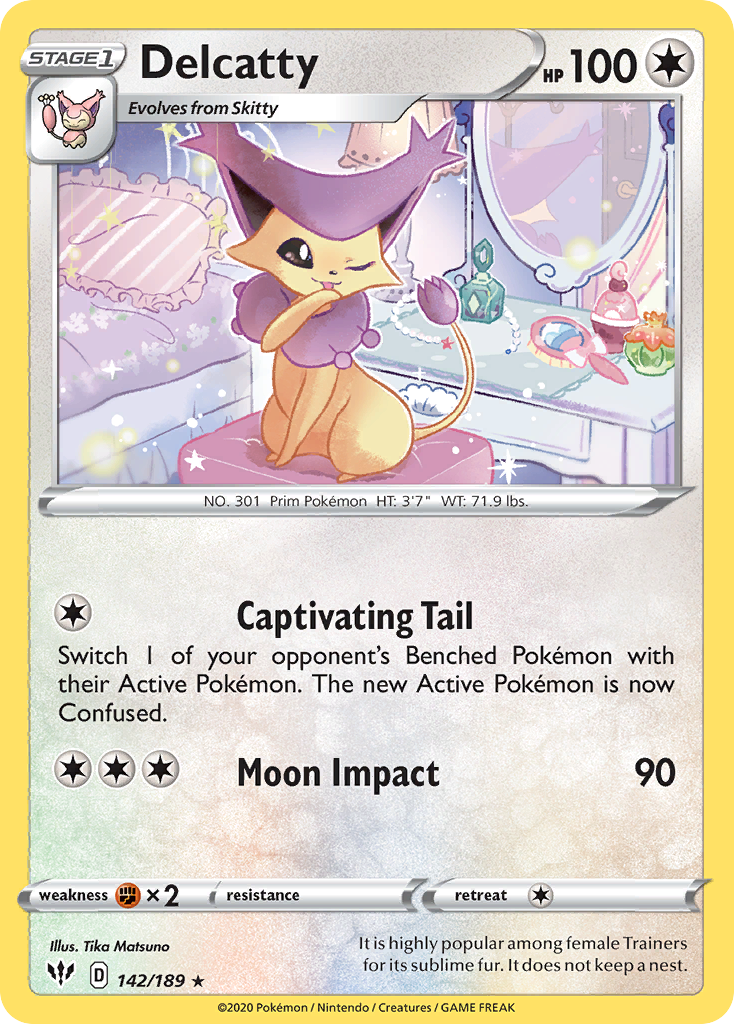 Delcatty 142/189 Darkness Ablaze