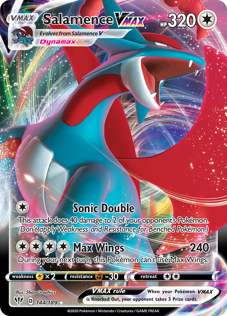 Salamence VMAX 144/189 Darkness Ablaze