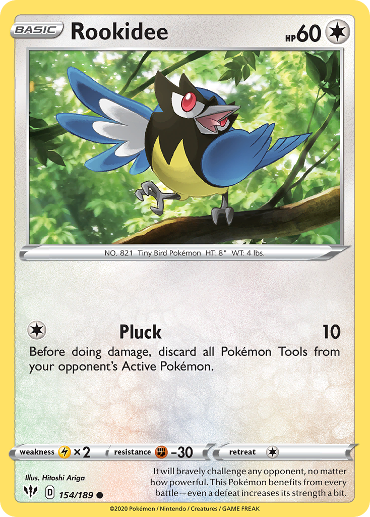 Rookidee 154/189 Darkness Ablaze