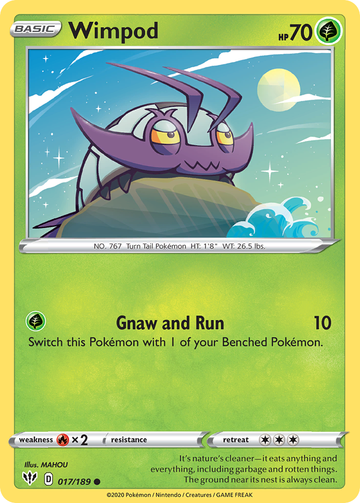 Wimpod 017/189 Darkness Ablaze