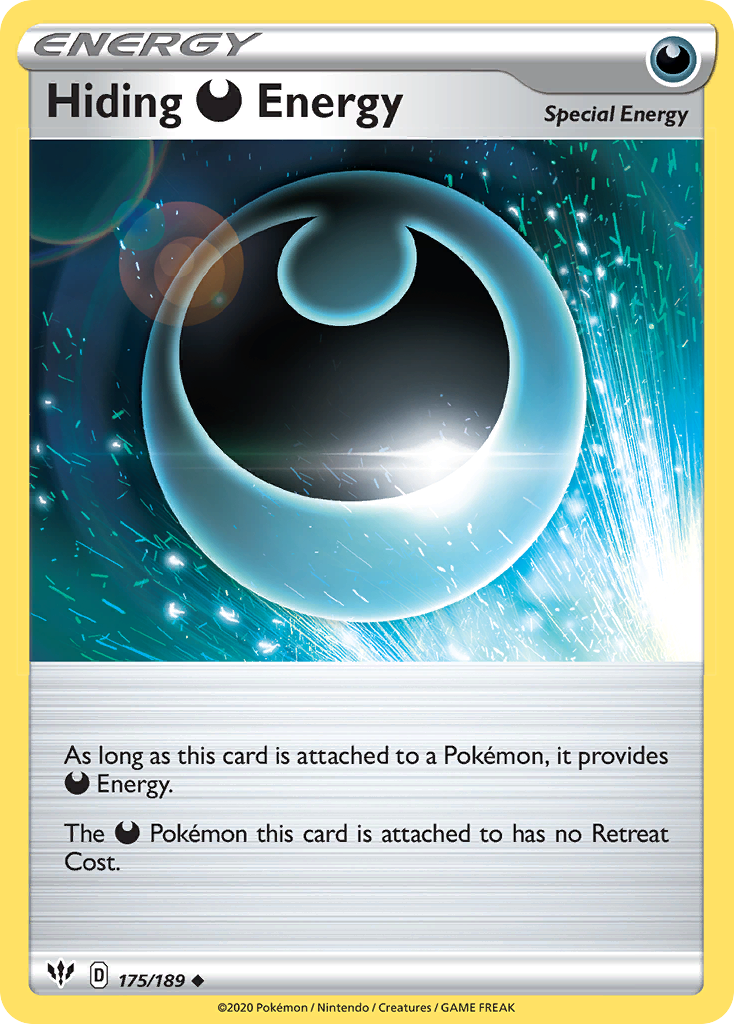 Hiding Darkness Energy 175/189 Darkness Ablaze