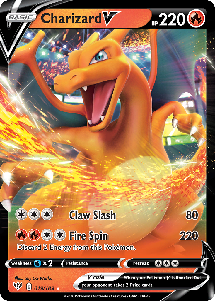 Charizard V 019/189 Darkness Ablaze