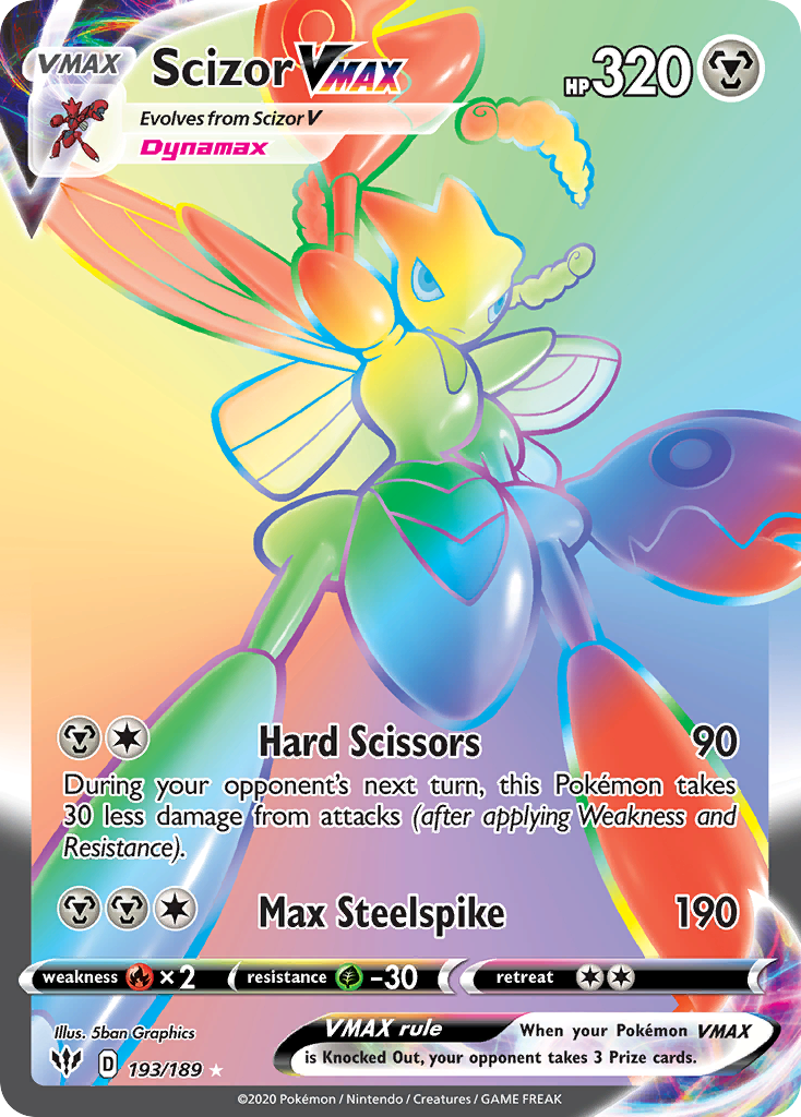 Scizor VMAX 193/189 Darkness Ablaze