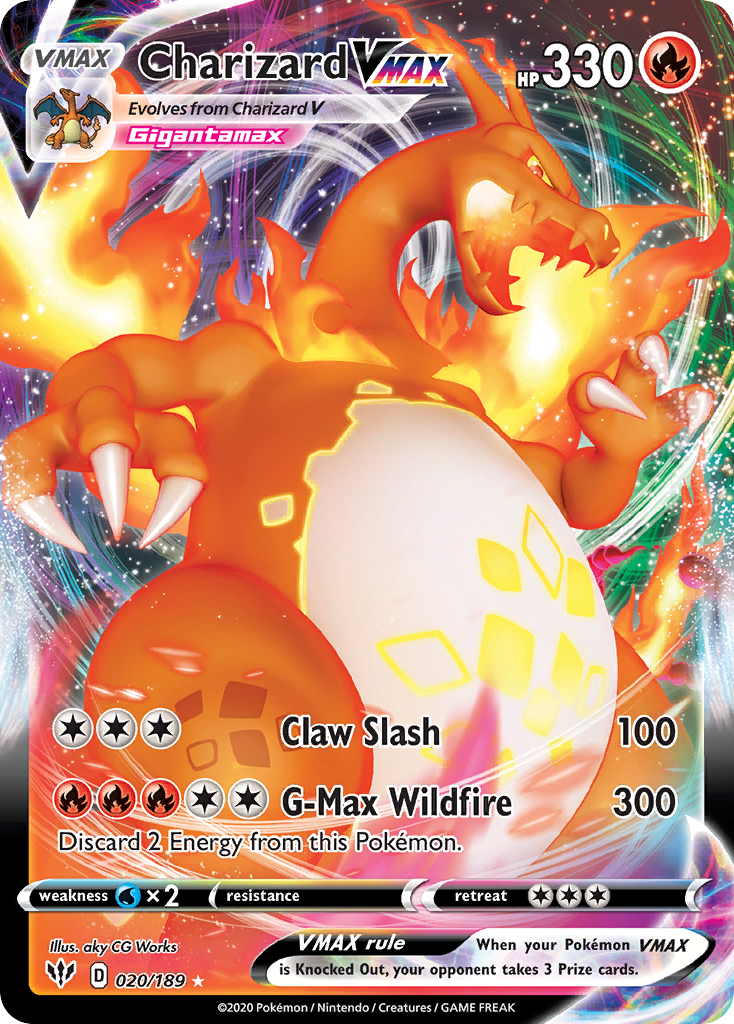 Charizard VMAX 020/189 Darkness Ablaze