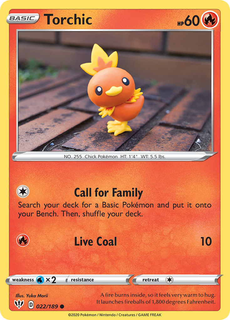 Torchic 022/189 Darkness Ablaze