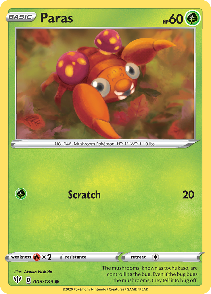 Paras 003/189 Darkness Ablaze