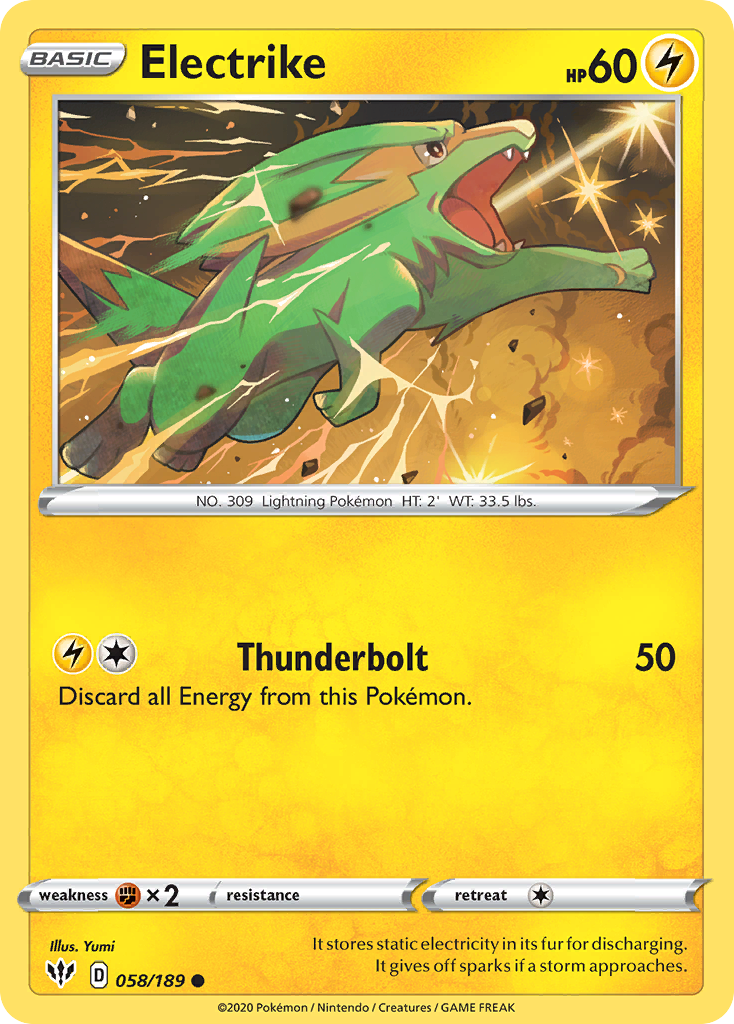 Electrike 058/189 Darkness Ablaze
