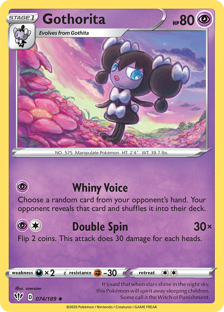 Gothorita 074/189 Darkness Ablaze