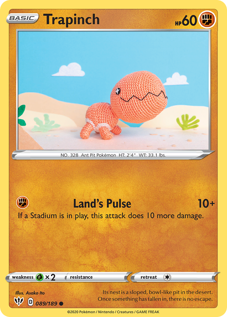 Trapinch 089/189 Darkness Ablaze
