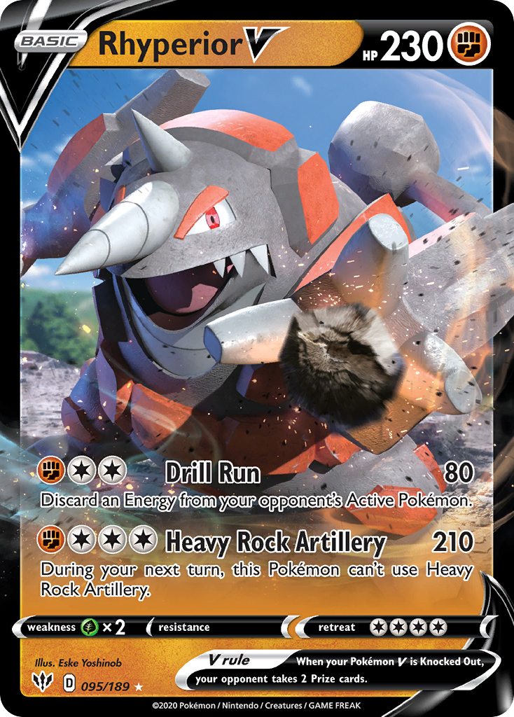 Rhyperior V 095/189 Darkness Ablaze