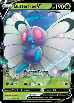 Butterfree V 001/189 Darkness Ablaze