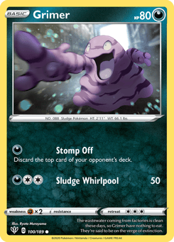 Grimer 100/189 Darkness Ablaze