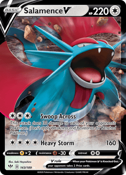 Salamence V 143/189 Darkness Ablaze
