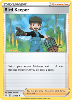 Bird Keeper 159/189 Darkness Ablaze