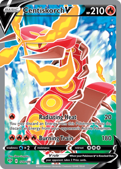 Centiskorch V 179/189 Darkness Ablaze
