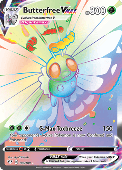Butterfree VMAX 190/189 Darkness Ablaze