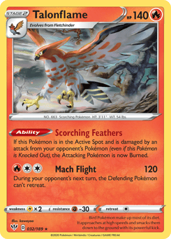 Talonflame 032/189 Darkness Ablaze