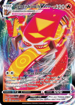 Centiskorch VMAX 034/189 Darkness Ablaze