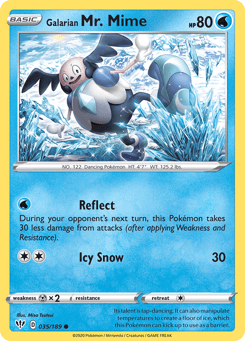 Galarian Mr. Mime 035/189 Darkness Ablaze