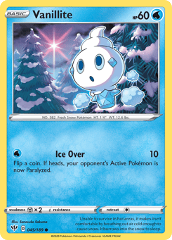 Vanillite 045/189 Darkness Ablaze