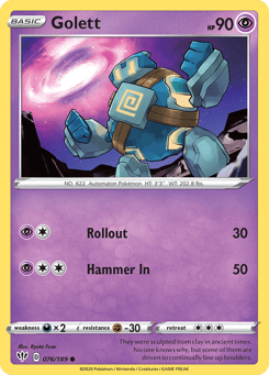Golett 076/189 Darkness Ablaze