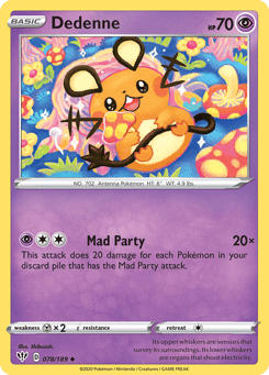 Dedenne 078/189 Darkness Ablaze