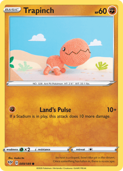 Trapinch 089/189 Darkness Ablaze