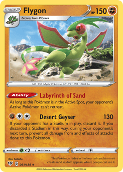 Flygon 091/189 Darkness Ablaze